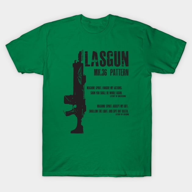 Lasgun Mk.36 Kantrael Pattern - ALTERNATE T-Shirt by TheNerdcoreCabaret
